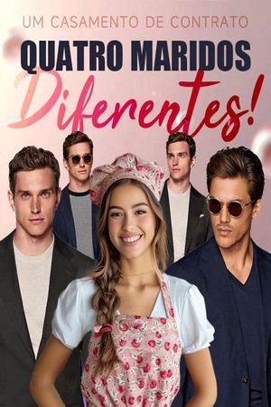 Capa de Um Casamento de Contrato, Quatro Maridos Diferentes!